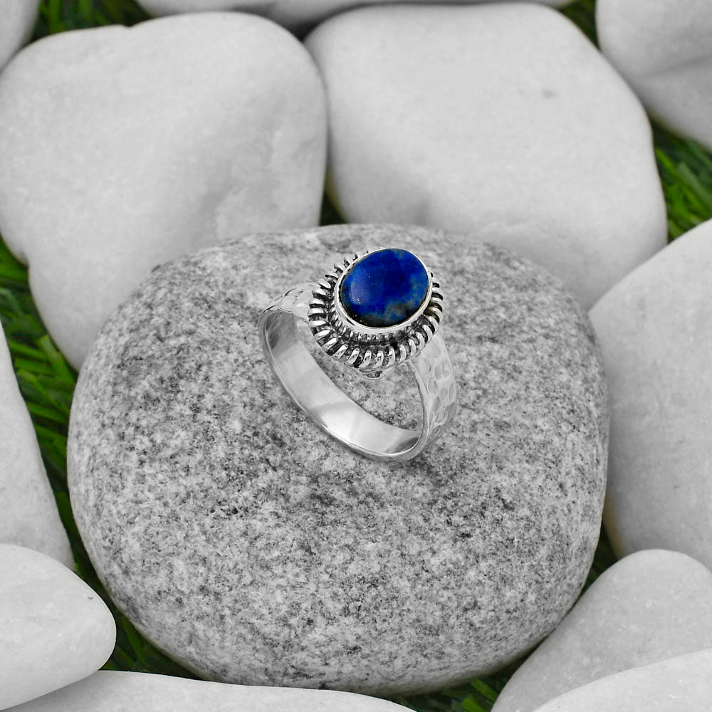 Natural Lapis - Afghanistan Ring size-8 R-1279 SDR167867