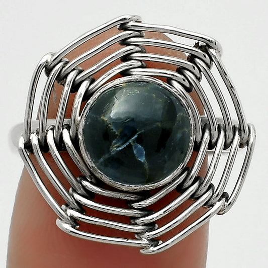 Wire Wrap - Pietersite - Namibia Ring size-9 R-1445 SDR168394