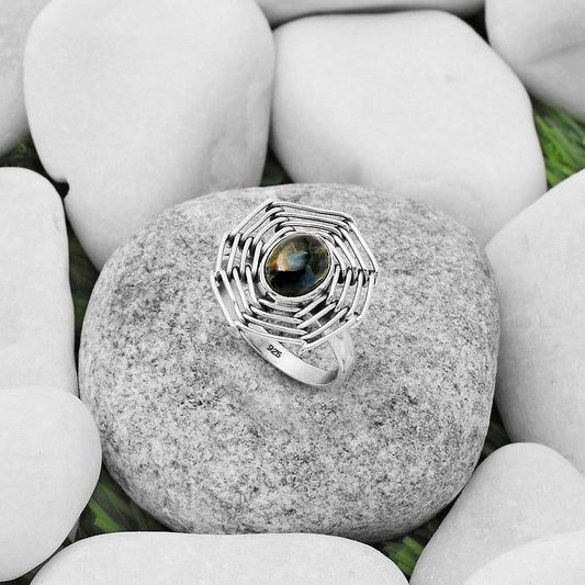 Wire Wrap - Pietersite - Namibia Ring size-9.5 R-1445 SDR168413
