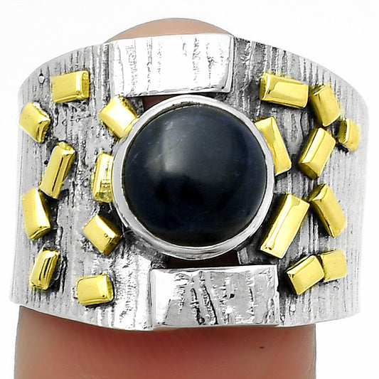 Two Tone - Natural Sodalite Ring size-8.5 R-1543 SDR168434