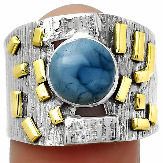 Two Tone - Natural Owyhee Opal Ring size-8.5 R-1543 SDR168446