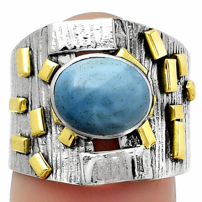 Two Tone - Natural Owyhee Opal Ring size-7 R-1543 SDR168456