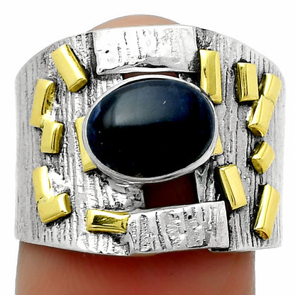 Two Tone - Natural Sodalite Ring size-7.5 R-1543 SDR168462