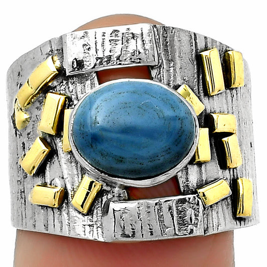 Two Tone - Natural Owyhee Opal Ring size-7.5 R-1543 SDR168470