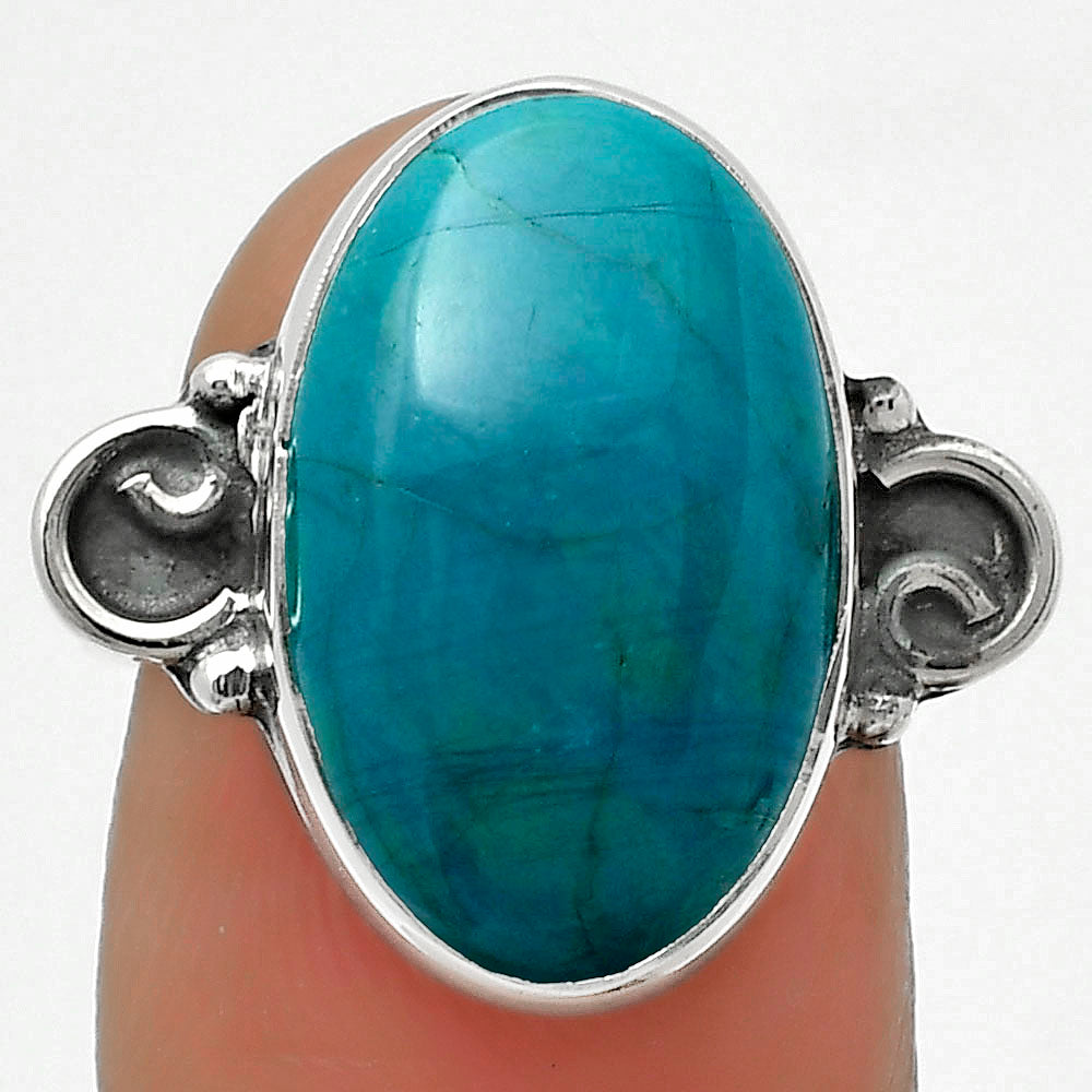 Natural Azurite Chrysocolla Ring size-7 R-1218 SDR168709