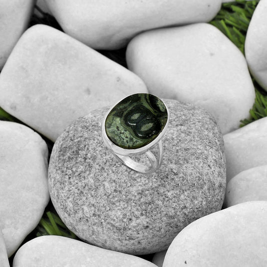 Natural Star Galaxy Jasper Ring size-8 R-1005 SDR169421