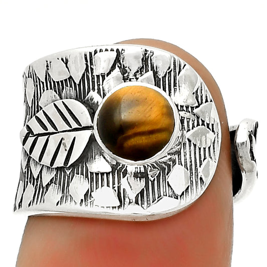 Adjustable - Tiger Eye - Africa Ring size-6.5 R-1319 SDR169886