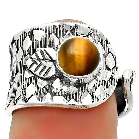 Adjustable - Tiger Eye - Africa Ring size-6 R-1319 SDR169896