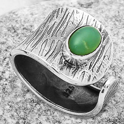 Adjustable - Chrysoprase - Australia Ring size-6 R-1319 SDR169926