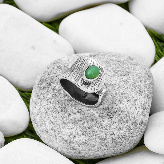 Adjustable - Chrysoprase - Australia Ring size-6 R-1319 SDR169926