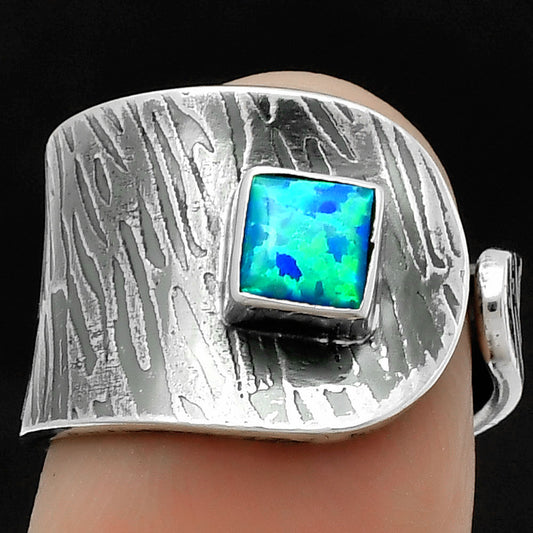 Adjustable - Fire Opal Ring size-6.5 R-1319 SDR169971