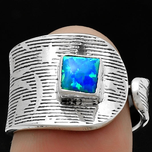 Adjustable - Fire Opal Ring size-6 R-1319 SDR170070