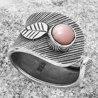 Adjustable - Pink Opal - Australia Ring size-6 R-1319 SDR170080
