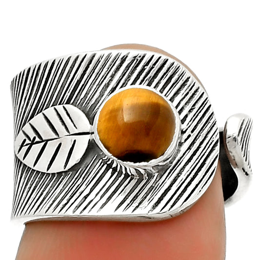 Adjustable - Tiger Eye - Africa Ring size-7.5 R-1319 SDR170090
