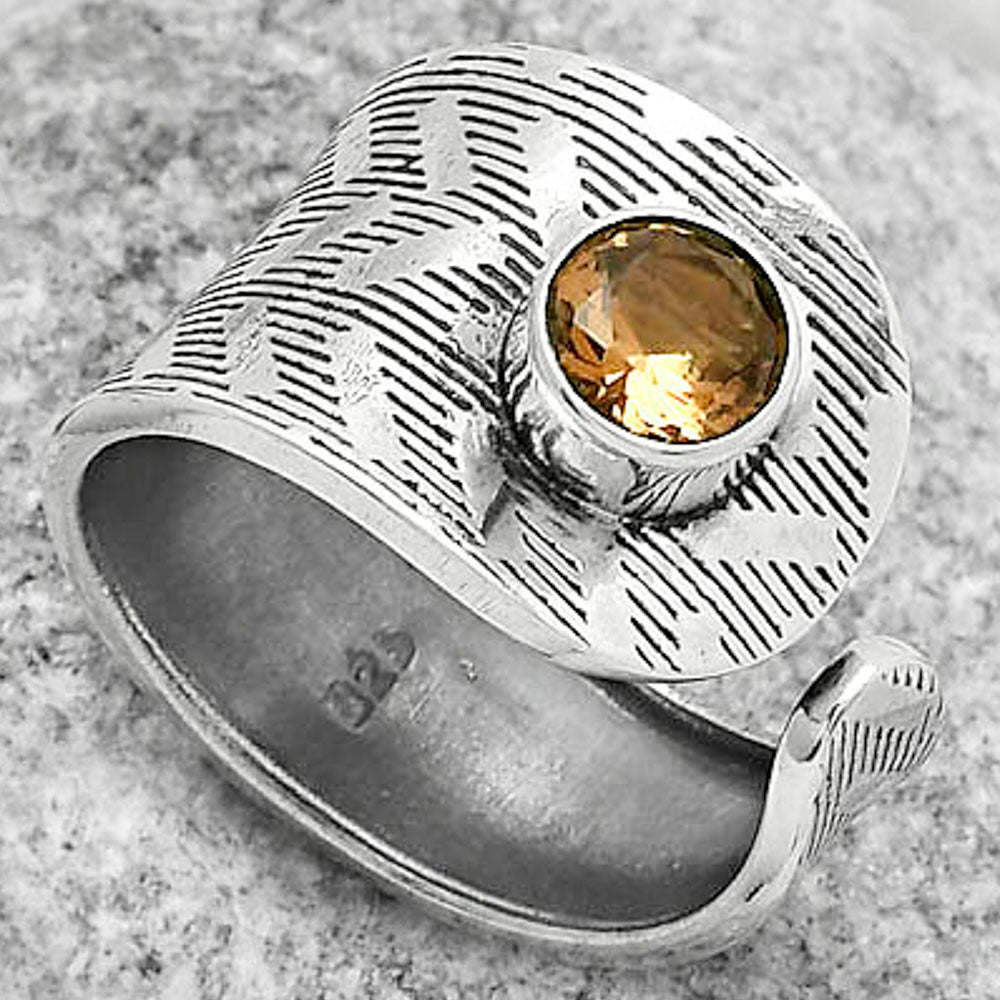 Adjustable - Zandrite Color Change Ring size-7.5 R-1319 SDR170152