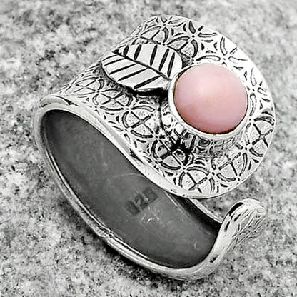 Adjustable - Pink Opal - Australia Ring size-6.5 R-1319 SDR170238