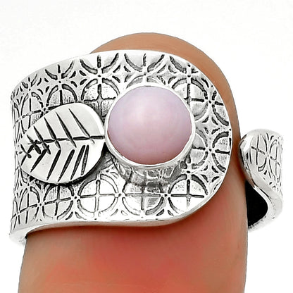 Adjustable - Pink Opal - Australia Ring size-7.5 R-1319 SDR170242