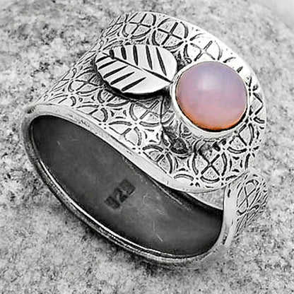 Adjustable - Pink Opal - Australia Ring size-7.5 R-1319 SDR170242