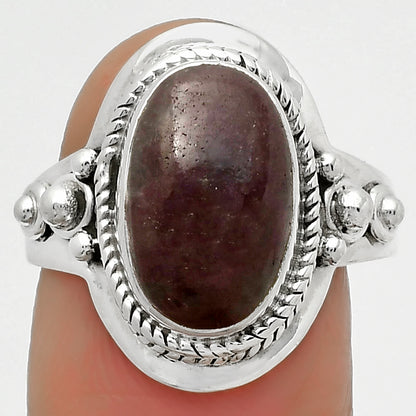 Natural Tourmaline Quartz Ring size-9 R-1420 SDR170284