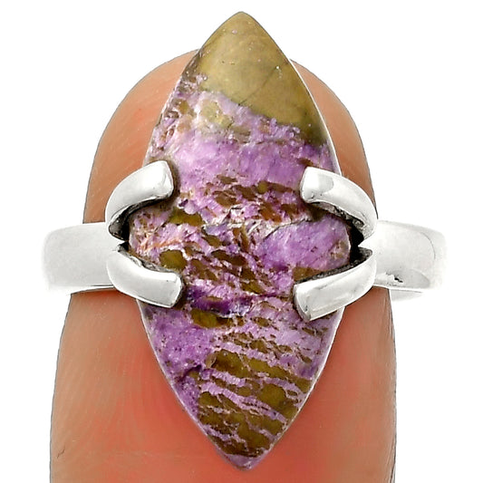 Natural Purpurite - South Africa Ring size-7.5 R-1504 SDR170345