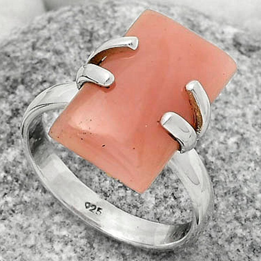 Natural Guava Quartz - Brazil Ring size-8.5 R-1504 SDR170352