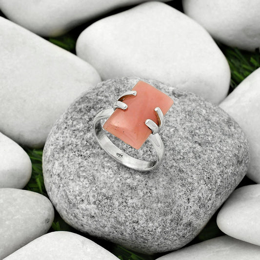 Natural Guava Quartz - Brazil Ring size-8.5 R-1504 SDR170352