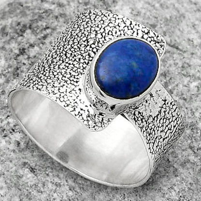 Natural Lapis - Afghanistan Ring size-7.5 R-1606 SDR170362
