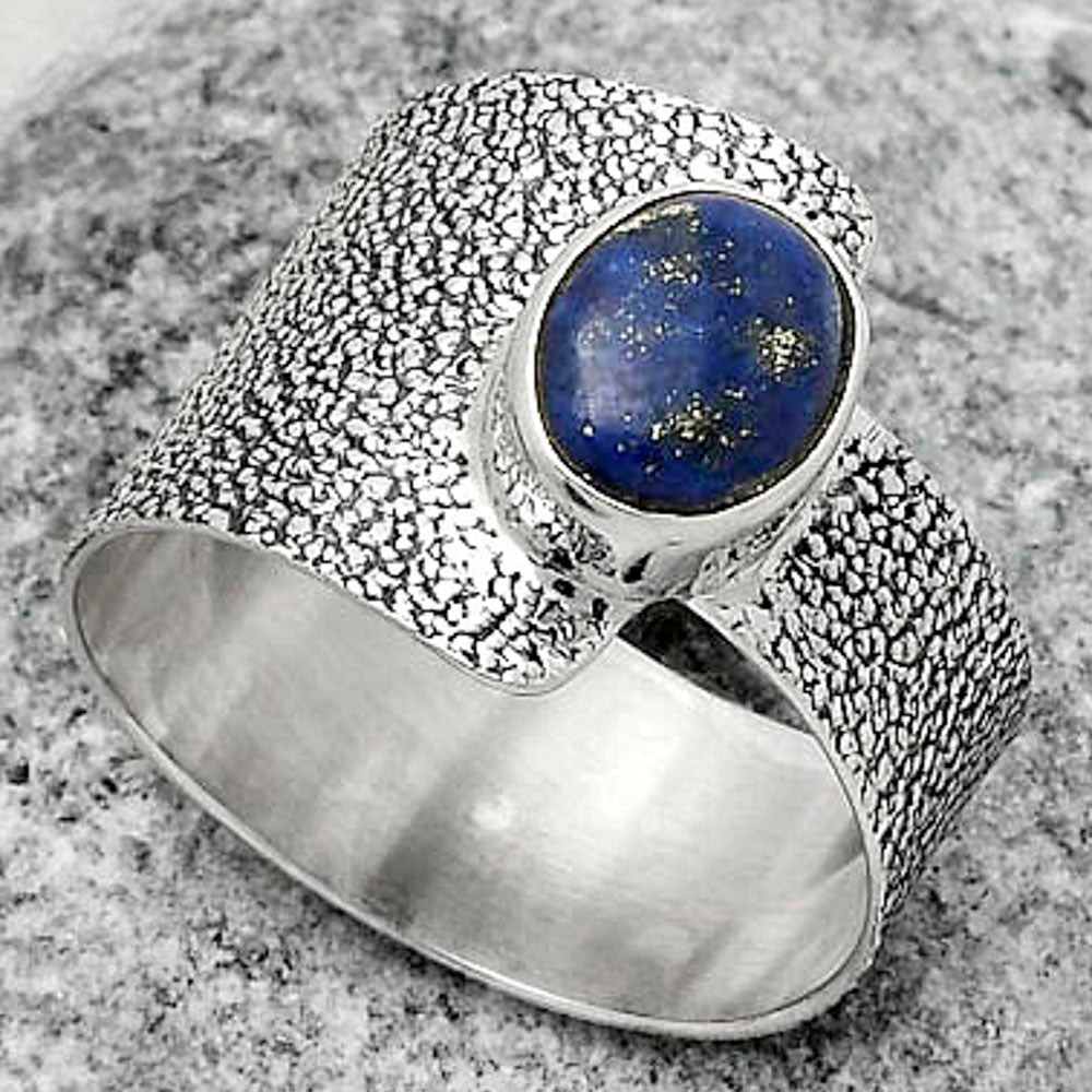Natural Lapis - Afghanistan Ring size-9 R-1606 SDR170380