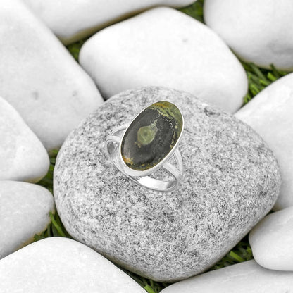 Natural Star Galaxy Jasper Ring size-8.5 R-1002 SDR170518