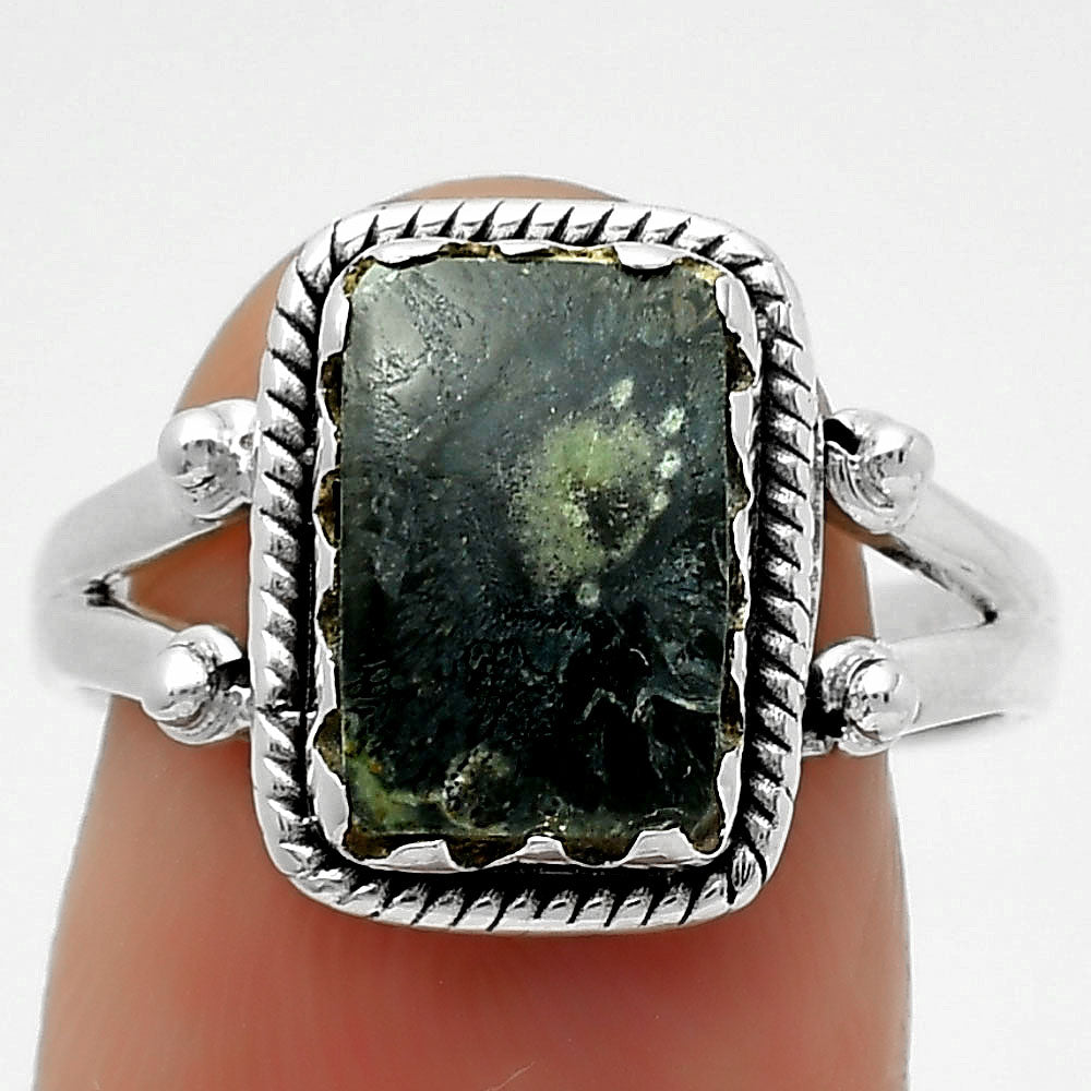 Natural Star Galaxy Jasper Ring size-8 R-1474 SDR170520