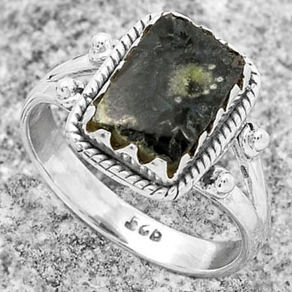 Natural Star Galaxy Jasper Ring size-8 R-1474 SDR170520