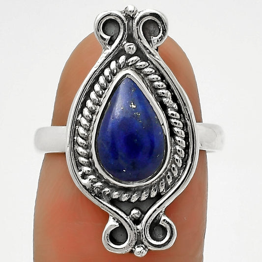 Natural Lapis - Afghanistan Ring size-7 R-1108 SDR170741
