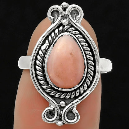 Natural Pink Opal - Australia Ring size-7 R-1108 SDR170752