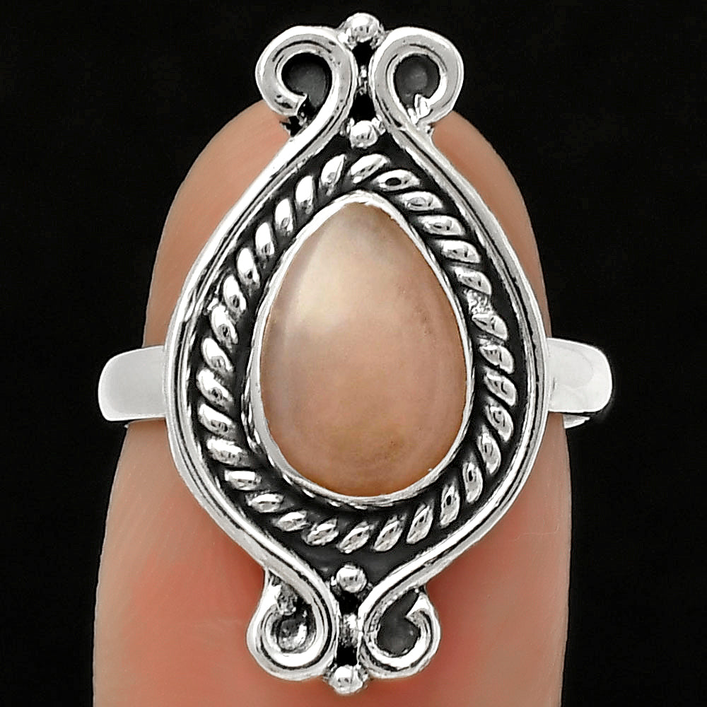 Natural Guava Quartz - Brazil Ring size-7 R-1108 SDR170753