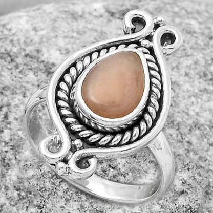 Natural Guava Quartz - Brazil Ring size-7 R-1108 SDR170753