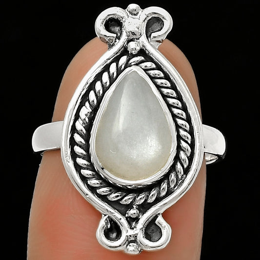 Natural Srilankan Moonstone Ring size-7.5 R-1108 SDR170763
