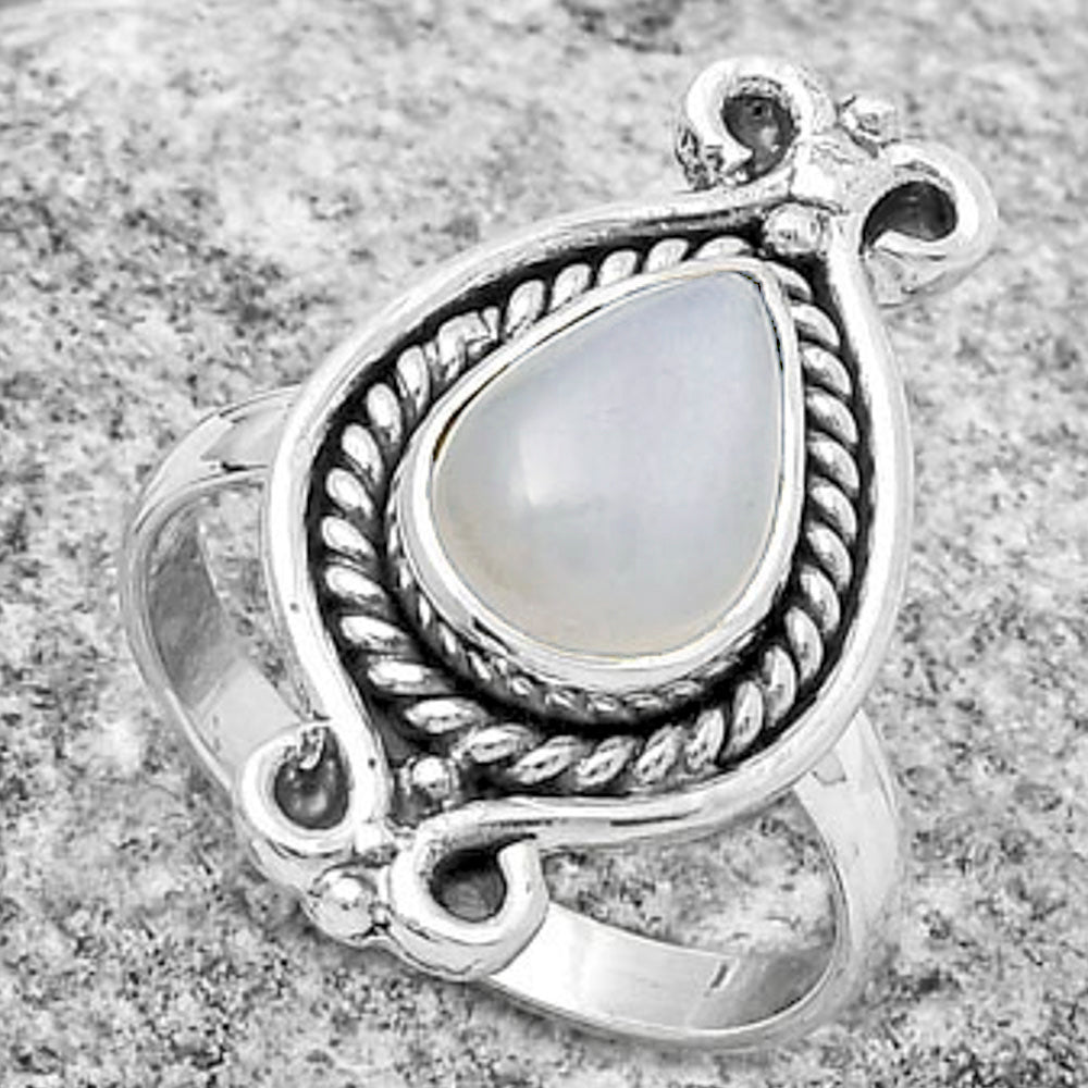 Natural Srilankan Moonstone Ring size-7.5 R-1108 SDR170763