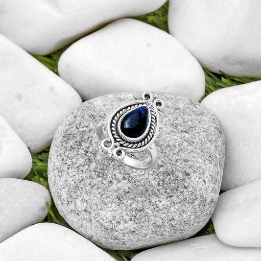 Blue Fire Labradorite - Madagascar Ring size-8 R-1108 SDR170782