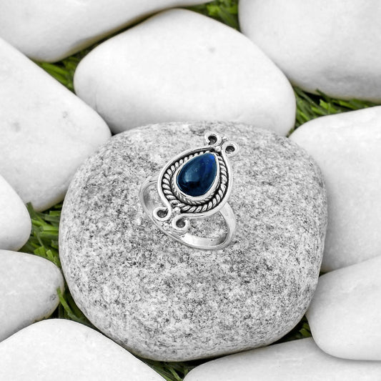 Blue Fire Labradorite - Madagascar Ring size-7.5 R-1108 SDR170784