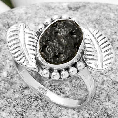 Southwest Design - Tektite Rough Ring size-8.5 R-1272 SDR170792
