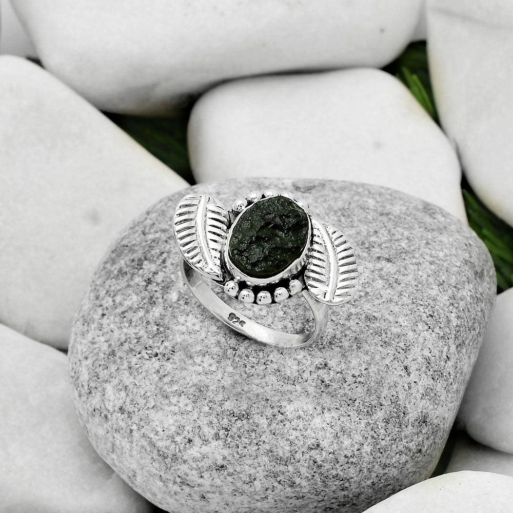 Southwest Design - Tektite Rough Ring size-8 R-1272 SDR170806
