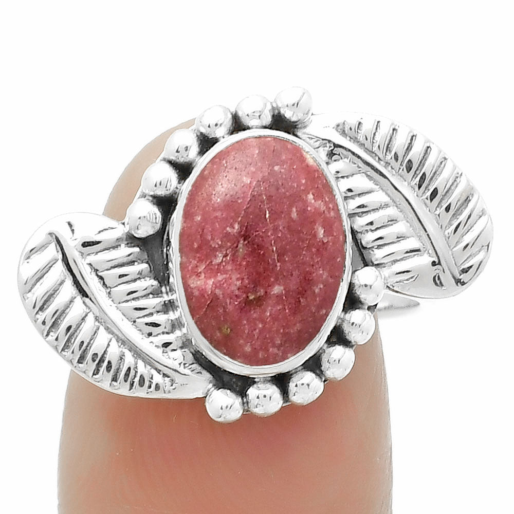 Southwest Design - Pink Thulite Ring size-8 R-1272 SDR170832