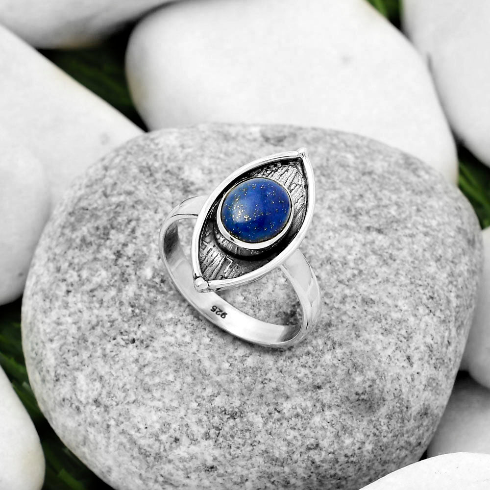 Natural Lapis - Afghanistan Ring size-8.5 R-1628 SDR170883