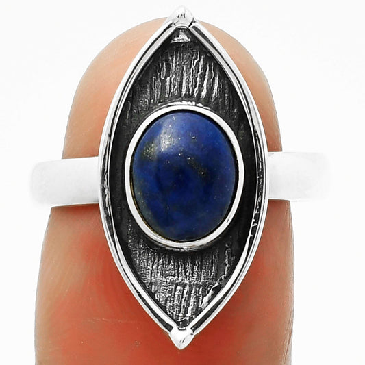 Natural Lapis - Afghanistan Ring size-8 R-1628 SDR170886