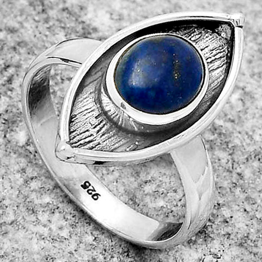 Natural Lapis - Afghanistan Ring size-8 R-1628 SDR170886