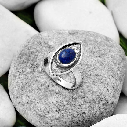 Natural Lapis - Afghanistan Ring size-7 R-1628 SDR170889
