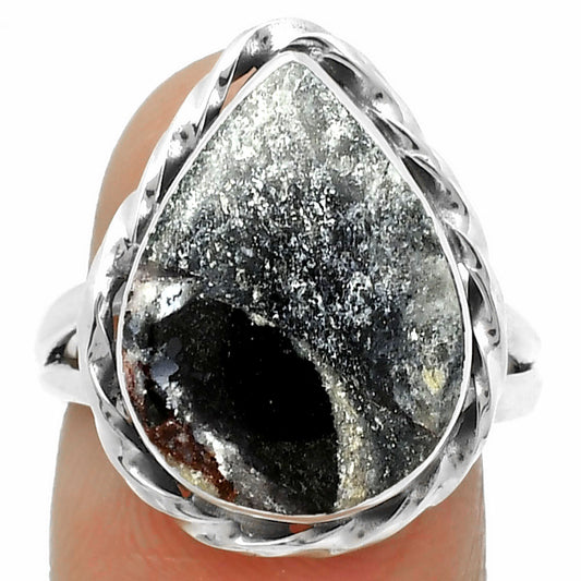 Natural Indian Blanket Jasper Ring size-7 R-1083 SDR170951