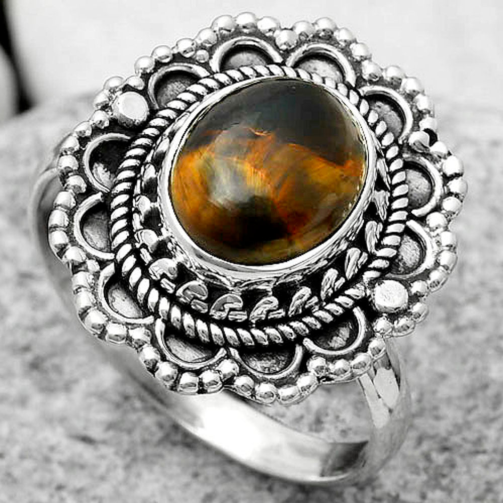 Natural Pietersite - Namibia Ring size-8 R-1256 SDR171036