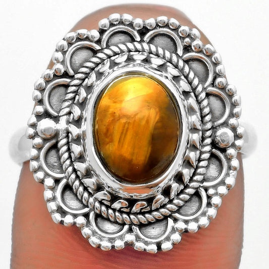 Natural Tiger Eye - Africa Ring size-8 R-1256 SDR171041