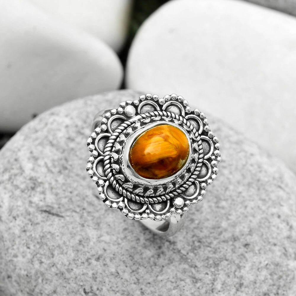 Natural Tiger Eye - Africa Ring size-8 R-1256 SDR171041